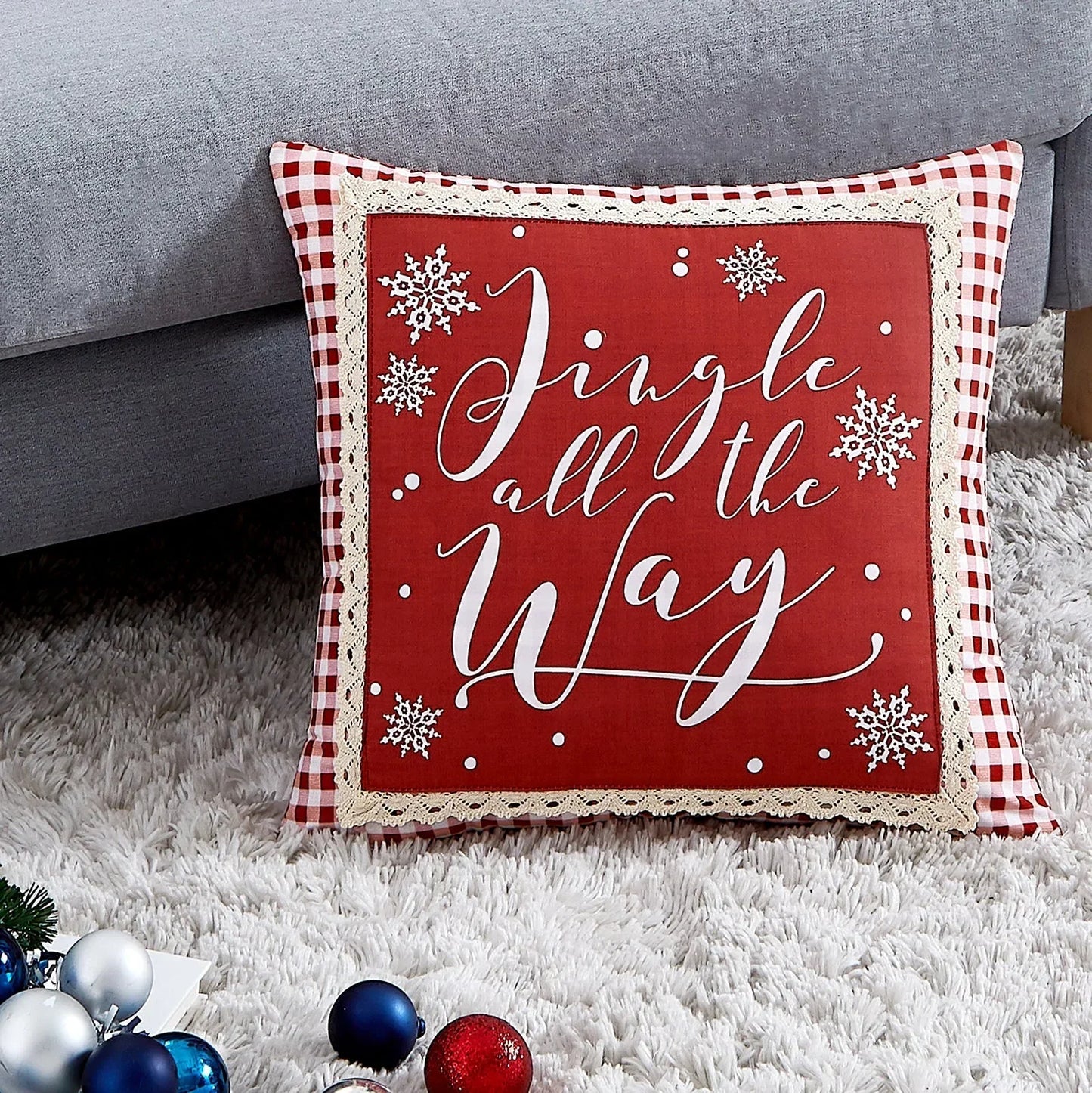 Cozy Cottage Holiday Pillow Set