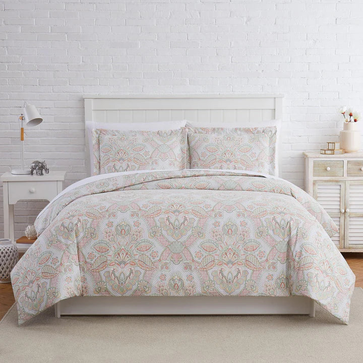 Enchantment Comforter Set, Coral