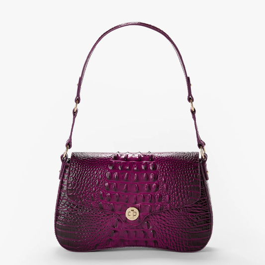 Brahmin Melbourne Collection Neridia Shoulder Bag, Sugar Plum