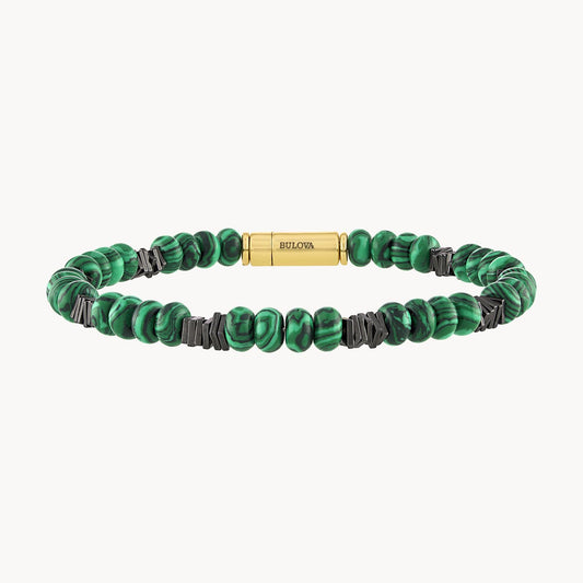 Bulova Malachite Bracelet