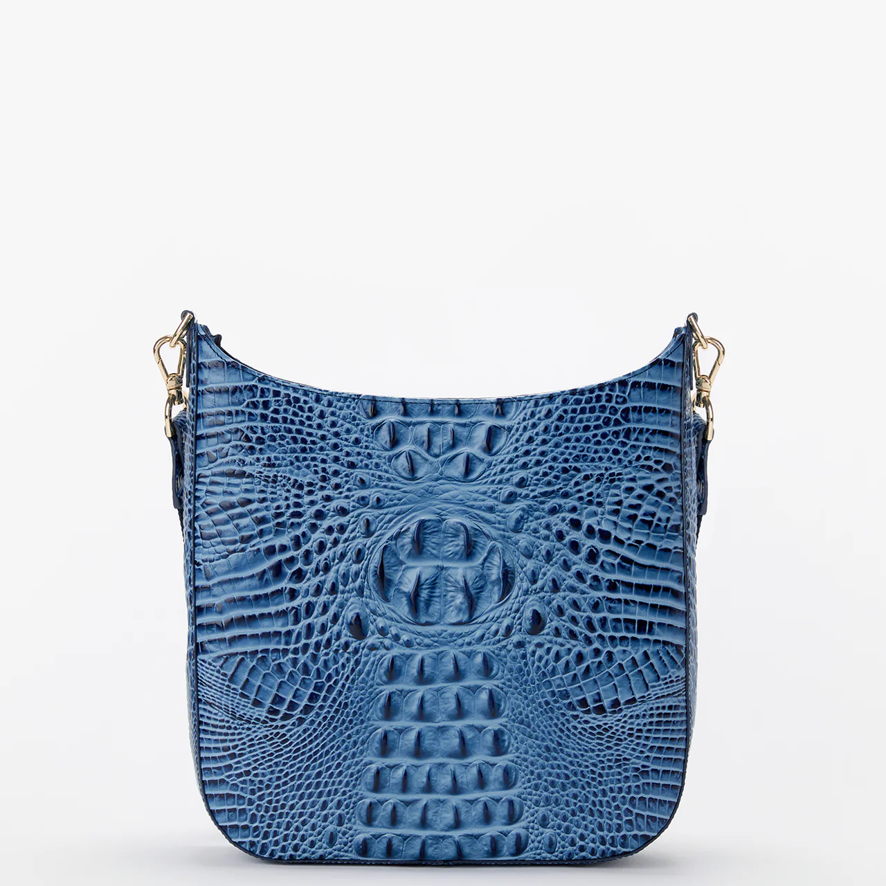 Brahmin Melbourne Collection Leia Crossbody, Blue Serenade