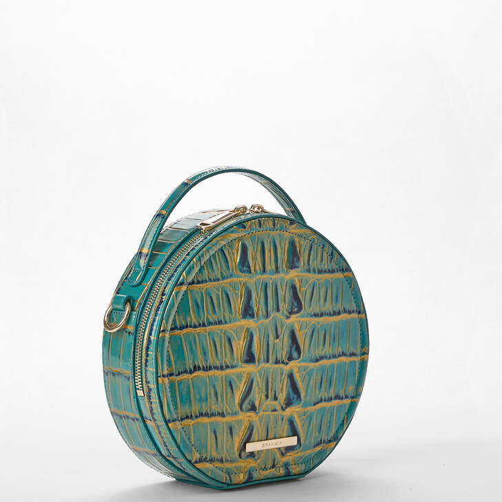 Brahmin Estuary Collection Lane Crossbody, Parakeet