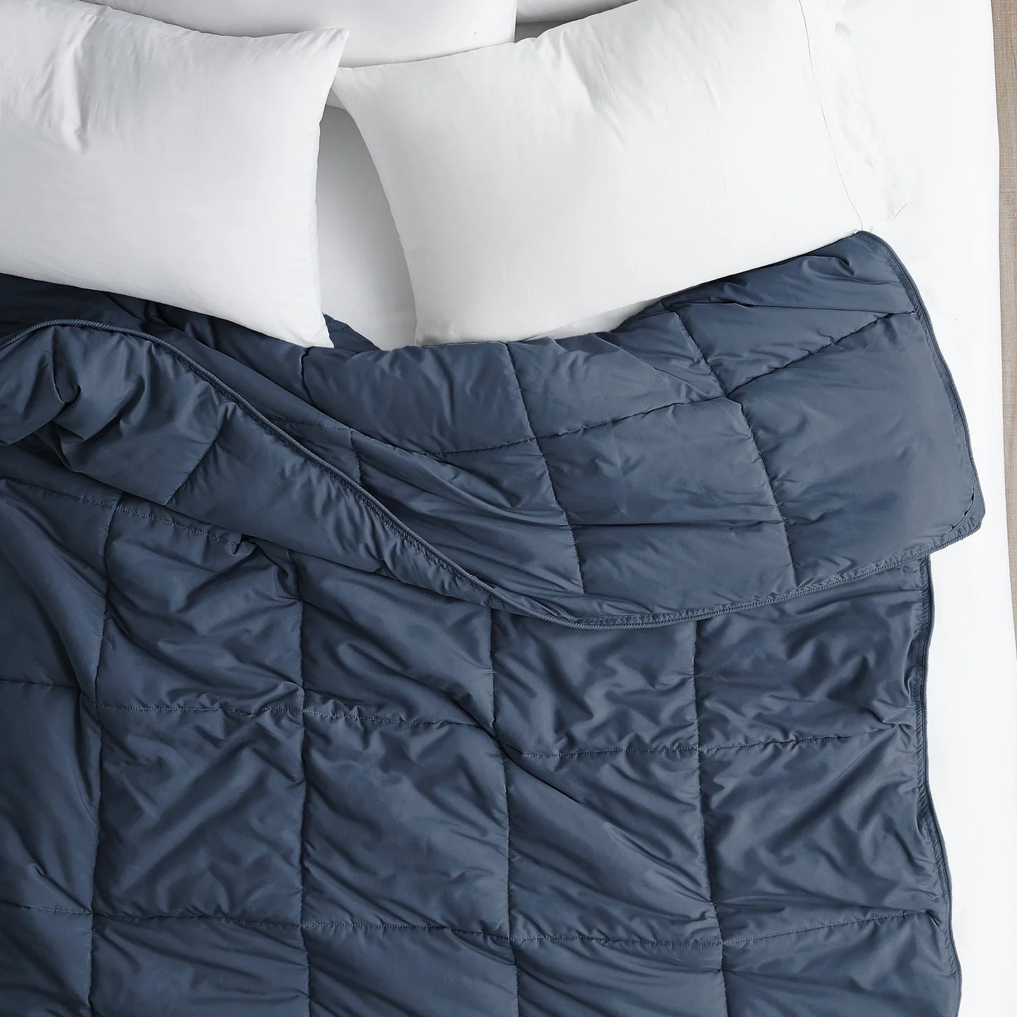 Luxe Down Alternative Comforter, Dark Blue